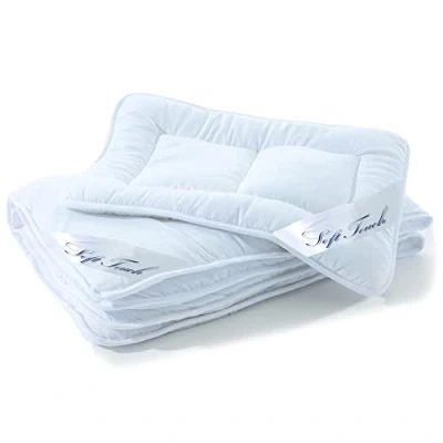 Obrázek aqua textil Soft Touch dětská sada přikrývka 100 x 135 cm 550 g s polštářem 40 60 150 celoroční deka regulující klima Oeko TEX