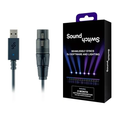 Obrázek SoundSwitch Micro DMX Interface Ultrakompaktes USB auf inklusive kostenloser Nutzung der Software für 3 Monate