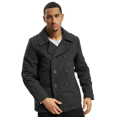 Obrázek Brandit PEA COAT Lehká bunda, Muži, Velikost: XXL, Black