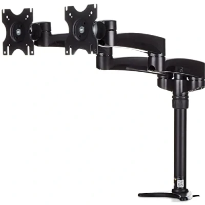 Obrázek StarTech.com Duální držák monitoru s nastavitelnými rameny, stolní na monitor (12 až 24&quot;) výškově nastavitelný vedením kabelu