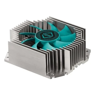 Obrázek Iceberg Thermal IceFLOE T65 ITX Low Profile 3 Heatpipe Extrusion hliníkový chladič HTPC CPU s 80mm ventilátorem