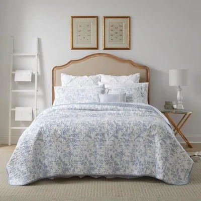 Obrázek Laura Ashley Home sada ložního prádla King Size, bavlna, oboustranná, lehká domácí dekorace pro všechna roční období (jantarová, královská postel)