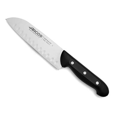 Obrázek Arcos Série Maitre Santoku nůž asijský styl čepel Nitrum ušlechtilá ocel 170 mm rukojeť polypropylen barva černá