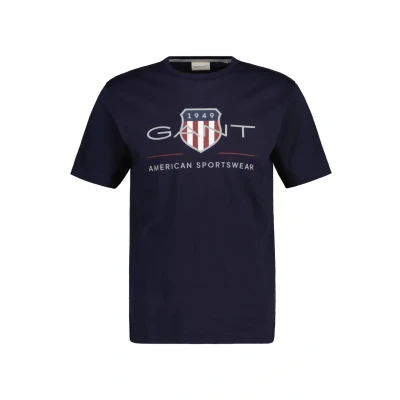 Obrázek GANT REG Archive Shield Triko s potiskem, Muži, Velikost: 3XL, Evening blue
