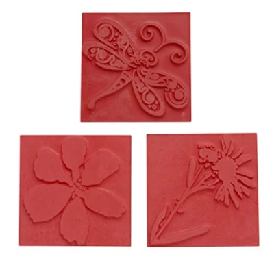 Obrázek GLOREX 6 1600 433 reliéfní vložky, plast, šedá, 19,5 x 5,7 0,4 mm, 3 kusy