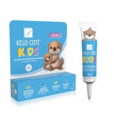 Obrázek KELO COTE KIDS silikonový gel na jizvy 6 g pro kojence od 3 měsíců, při jizvách po poranění, popáleninách, chirurgických zákrocích a vyvýšených, vypouklých jizev jako hypertrofické keloidy