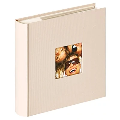 Obrázek walther design Fotoalbum pískové 200 fotografií 10 x 15 cm album na poznámky s vyraženým krytem, Fun ME 110 C