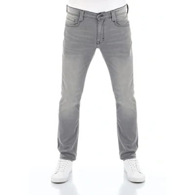 Obrázek MUSTANG pánské džíny Real X Oregon Tapered K strečové kalhoty Džínové Denim Men bavlna modrá černá šedá, Light Grey (311)