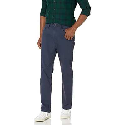 Obrázek Amazon Essentials Herren 5 Pocket Chinohose, Komfortabler Stretch, Gerade Geschnitten (Früher Goodthreads), Marineblau, 34W / 30L