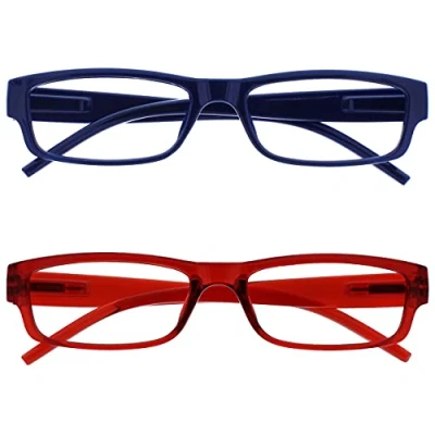 Obrázek The Reading Glasses Company Brýle na čtení podnikové černé a šedé lehké komfortní čtenáři hodnota 2 ks pánských žen RR32 17 +1,50