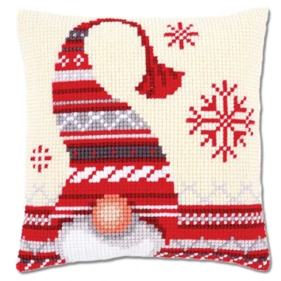 Obrázek Vervaco PN 0148429 pro 0156877 vyšívací sada vyšívání křížkovým stehem polštář Vorgedruckt, bavlna, Bílá, 40 x 0,3 cm