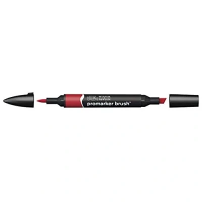 Obrázek Winsor &amp; Newton 0204374 BrushMarker (pro výkresy, kaligrafii, design a rozvržení, kreslení bez šmouh s klínem špičkou štětce) cihla