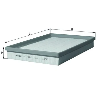 Obrázek Mahle Knecht LX 1811 vzduchový filtr