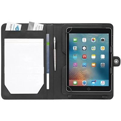 Obrázek Wedo Organizér na tablet 586901 Accento, univerzální držák 9,7 10,5 palců, umělá kůže, vyjímatelný držák, prezentační stojan, zip, několik přihrádek, černý