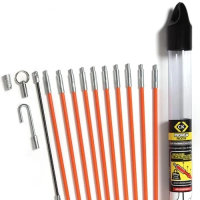 Obrázek C.K Einziehstangen Mighty Rod 3,3 Meter Hohe Zugfestigkeit Problemlose Kabelführung Optimales Steifigkeits Flexibilitäts Verhältnis Reibungslose Komplettes Set