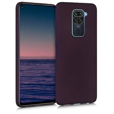 Obrázek kwmobile Case kompatibilní s Xiaomi Redmi Note 9 pouzdro ochranné ze silikonu metalicky třpytivé na mobil metalická ostružina