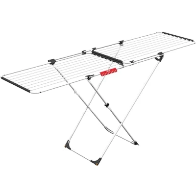 Obrázek Vileda Doble vysouvací stojan na prádlo, 22m délka sušení, 61 x 19,5 130,5 cm, bílý