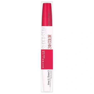 Obrázek Maybelline New York Rtěnka, Super Stay 24H, tekutá a dlouhotrvající, č. 195 Raspberry, 5g