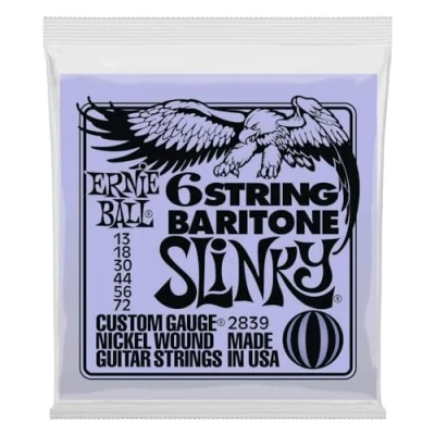 Obrázek Ernie Ball 6 String Baritone Slinky 13 72