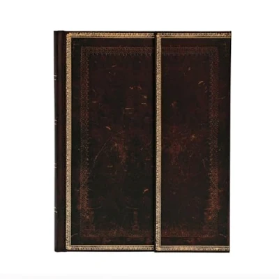 Obrázek Paperblanks Faux kůže Marokoder poznámkový blok Ultra linkovaný (Old Leather), (230 x 180) Leather Collection)
