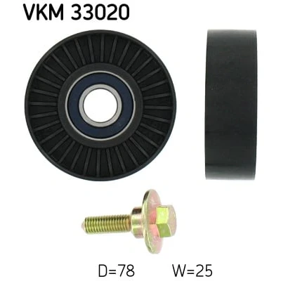 Obrázek SKF VKM 33020 Spannrollen sada pro Kromě Pud