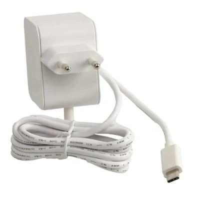 Obrázek oficiální síťový zdroj Raspberry Pi 5 USB C 27 W, napájecí zdroj, bílý
