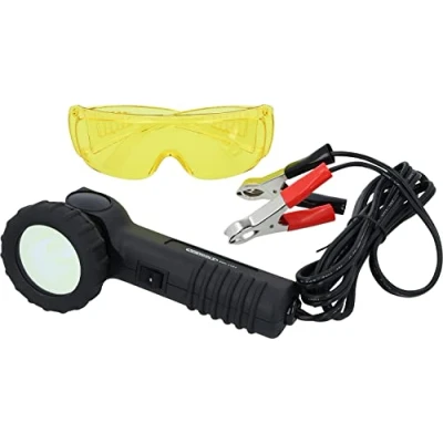 Obrázek KS Tools 5501180 UV lampa pro hledání netěsností sada, černá, žlutá