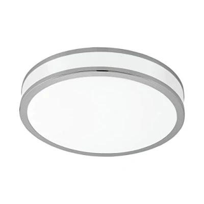 Obrázek EGLO LED stropní svítidlo Palermo 2, 1 svítidlo, materiál: ocel a plast, barva: Chrom, bílá, Ø: 41 cm