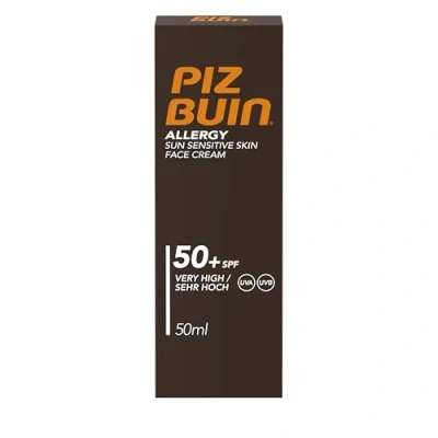 Obrázek Piz Buin Allergy Krém na obličej SPF50, 1 balení (1 * 50 ml)