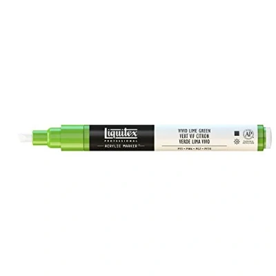 Obrázek Liquitex akrylová barva, citrónová zelená ohnivá, akrylový popisovač 2 4 mm hrot