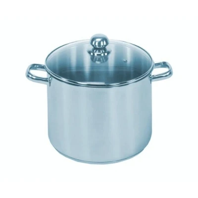 Obrázek Karl Krüger Hrnec na vaření 28 cm, 14 litrů, smaltovaný, smalt, bílý, cm