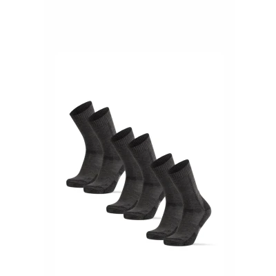 Obrázek Danish Endurance Classic Hiking Socks 3 PACK Sportovní ponožky, Muži, Velikost: 39 42, Dark grey