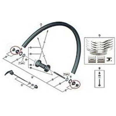 Obrázek Shimano Spares WH pro RS010 Right Hand Lock drážkou Unit