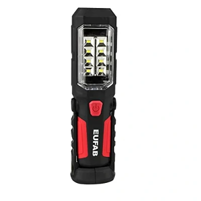 Obrázek EUFAB 13496 LED akumulátorové světlo do dílny, nabíjecí, s SMD LED, černá