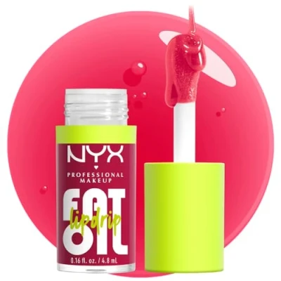 Obrázek Nyx Professional Makeup Hydratační lesk na rty, intenzivní a až 12 hodin péče, se silným aplikátorem vyživujícími oleji, Fat Oil Lip Drip, barva: Newsfeed, 1 kus