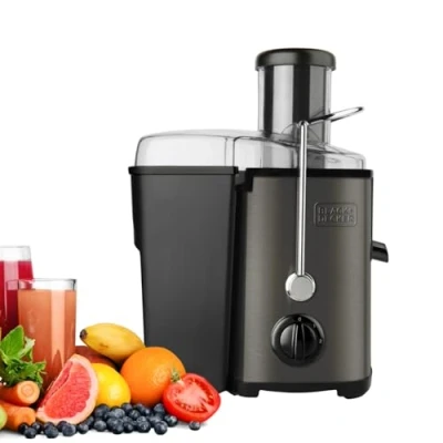Obrázek Black+Decker ES9240020B BXJE600E Entsafter, 600, Edelstahl, Grau