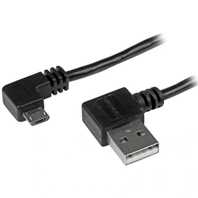 Obrázek StarTech.com Micro USB kabel s pravoúhlými přípojkami konektor/konektor 2m A k připojovacímu kabelu B
