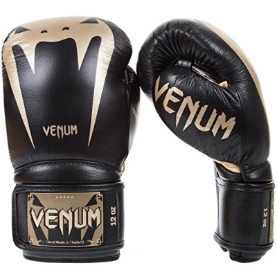 Obrázek Venum Giant 3.0 boxerské rukavice Muay Thai, Kickboxing, černá/zlatá, 14 oz