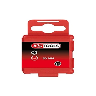 Obrázek KS Tools 9113348 Classic bit PZ, 50 mm, PZ0, 1/4 &quot; (balení pěti kusů)