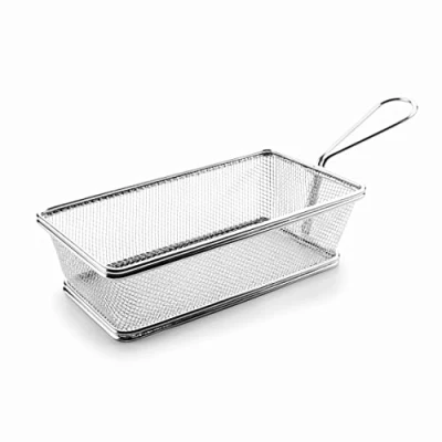 Obrázek Lacor Frittierkorb eckig, Edelstahl, Grau, 21 cm