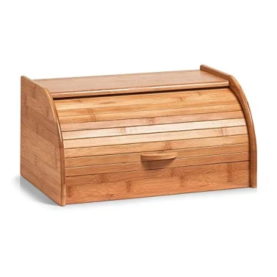 Obrázek Zeller 25347 chlebník s otočným víkem, bambus 40 x 26 20 cm, přírodní