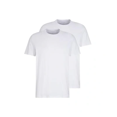 Obrázek TOM TAILOR Pánské tričko Crewneck v balení po 2 kusech (balení ks), bílá