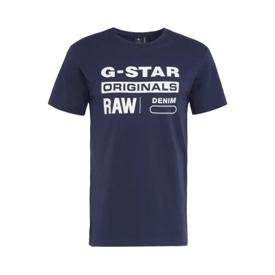 Obrázek G Star Graphic LOGO 8 Tshirt Triko s potiskem, Muži, Velikost: XS, Sartho blue