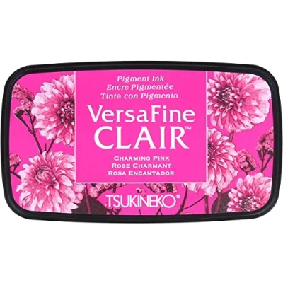 Obrázek Imagine Tsukineko Charming Versafine Clair inkoustová podložka, plast, růžová, 5,6 x 9,7 2,3 cm, syntetický matriál, růže, cm