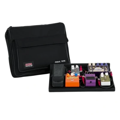 Obrázek Gator Cases Effekt Pedalboard 16,5&quot; x 12&quot; s taškou, černý (GPTBLACK)