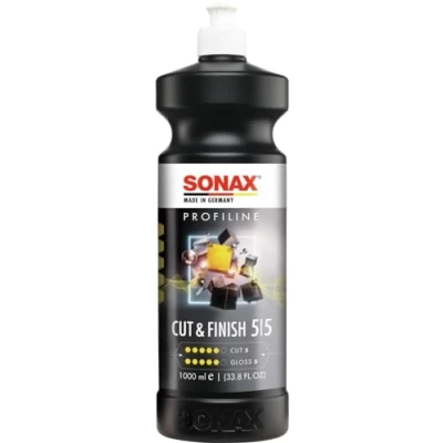 Obrázek SONAX PROFILINE Cut+Finish (1 litr) jednostupňový lesk s lesklým povrchem pro střední stavy poškrábání, č. zboží 02253000