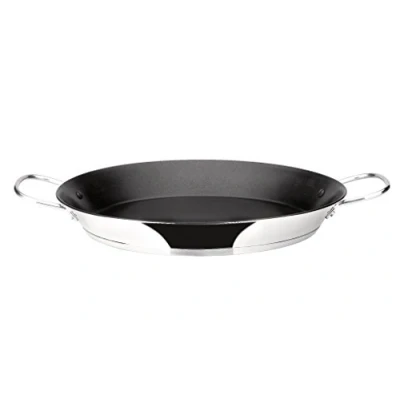 Obrázek IBILI Paella Pfanne Bistrot, 28 cm, Edelstahl, Anti Haft, 2 Portionen, geeignet für Induktion