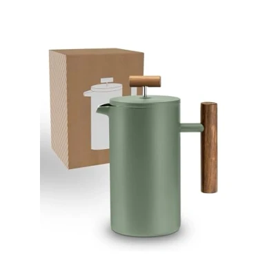 Obrázek Lambda Coffee® Thermo French Press ušlechtilá ocel I 600 ml 3 šálky k dostání ve velikostech kávovar z ušlechtilé oceli dvouplášťový: udržuje dlouho teplé příprava kávy lis na kávu
