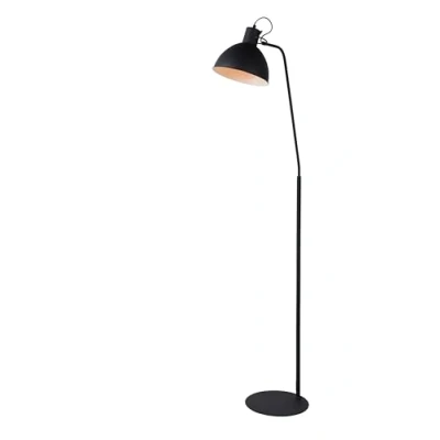 Obrázek LUCIDE SHADI stojací lampa s lampičkou na čtení 1xE27 černá