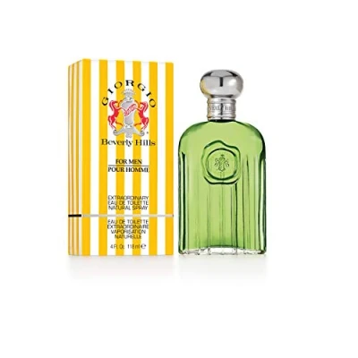 Obrázek Giorgio Beverly Hills Yellow For Men EDT Spray 118 ml, 1 balení (1 x ml)